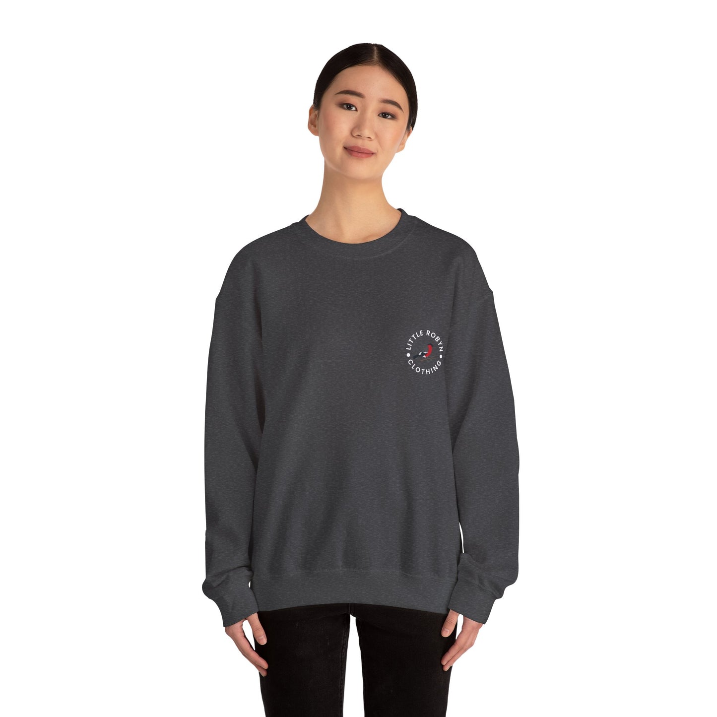 "Rosette" Womens Heavy Blend™ Crewneck Sweatshirt