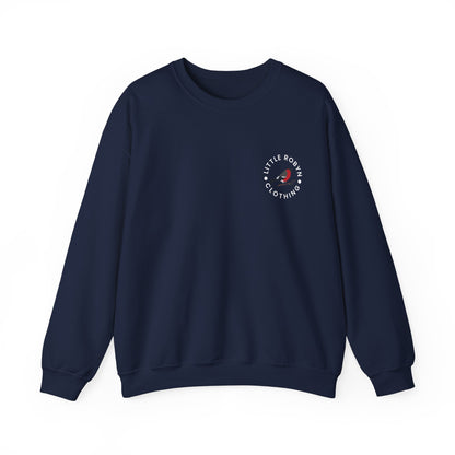 "Rosette" Mens Heavy Blend™ Crewneck Sweatshirt