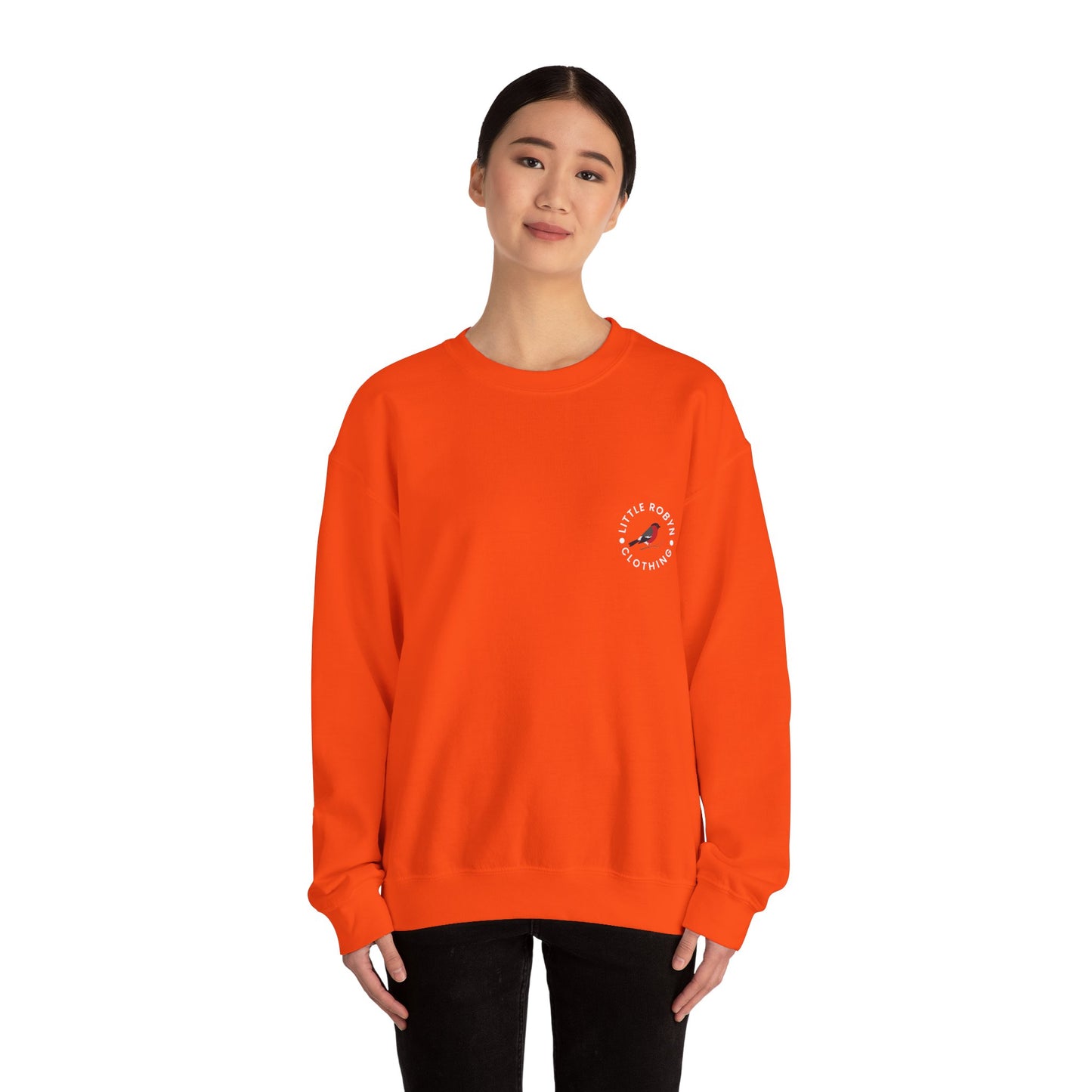 "Rosette" Womens Heavy Blend™ Crewneck Sweatshirt