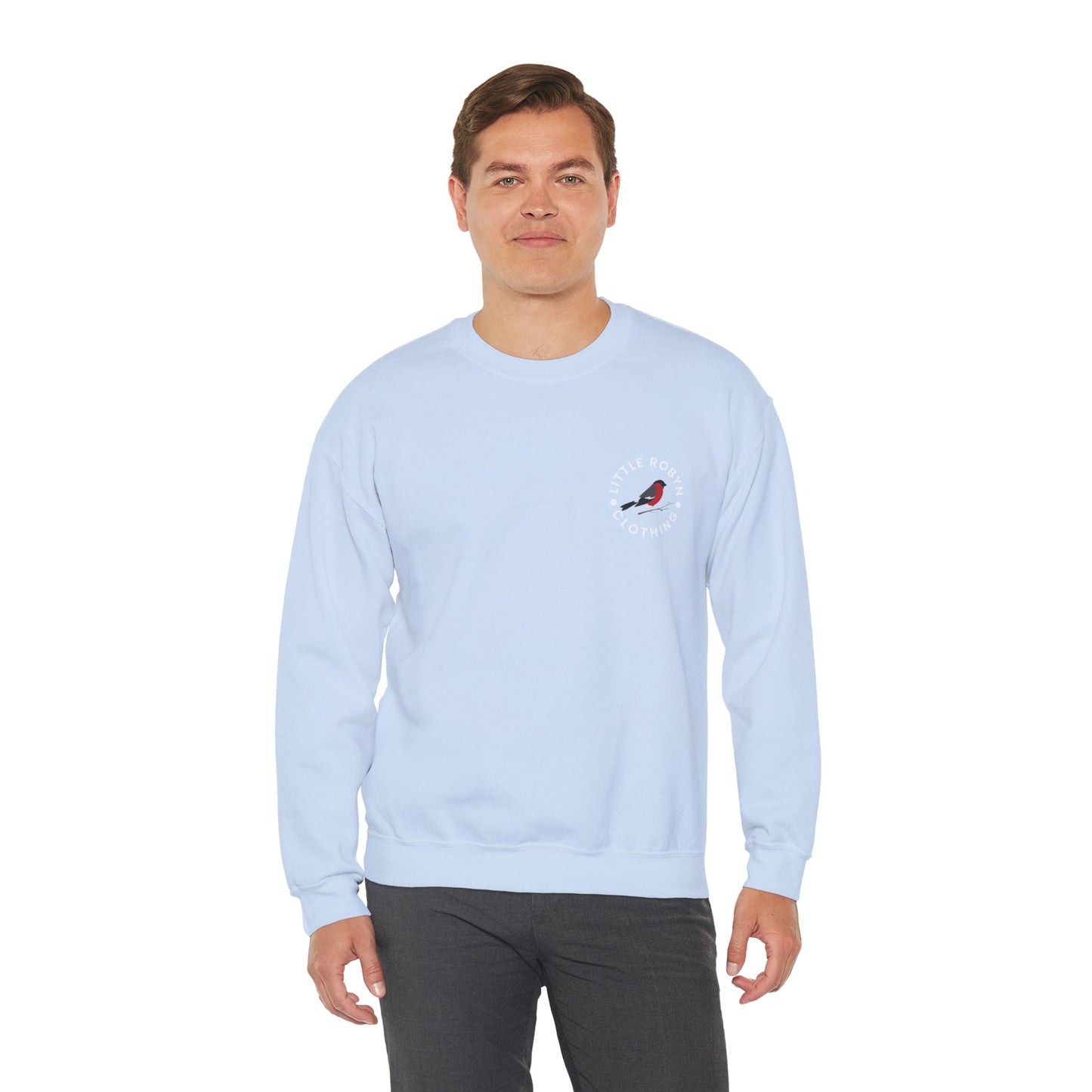 "Rosette" Mens Heavy Blend™ Crewneck Sweatshirt