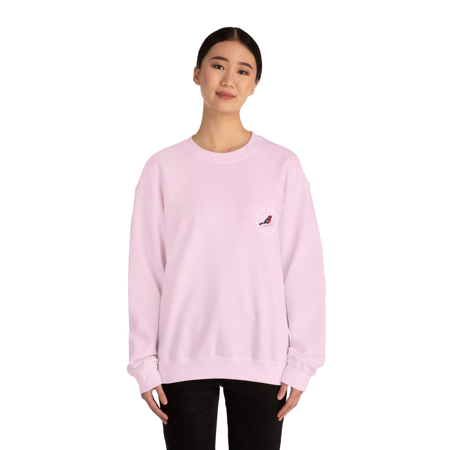 "Rosette" Womens Heavy Blend™ Crewneck Sweatshirt