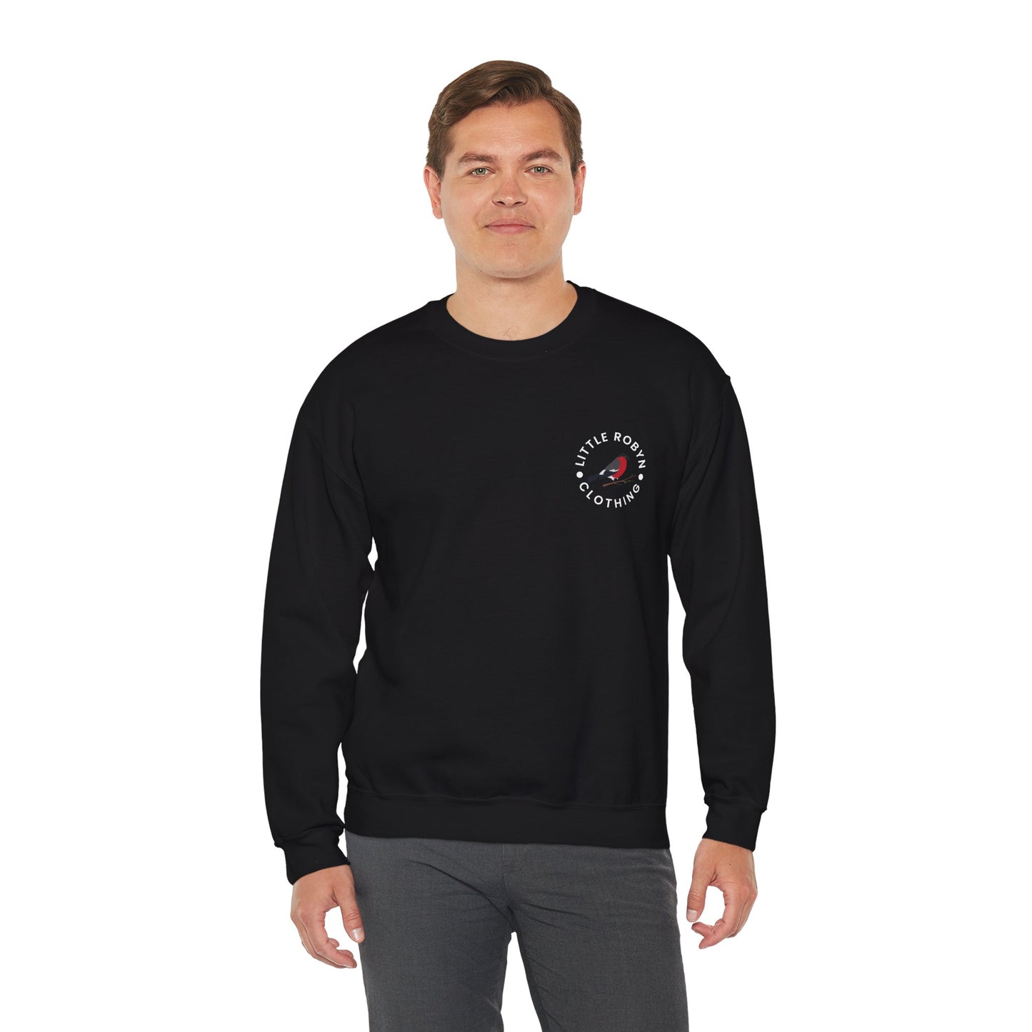 "Rosette" Mens Heavy Blend™ Crewneck Sweatshirt